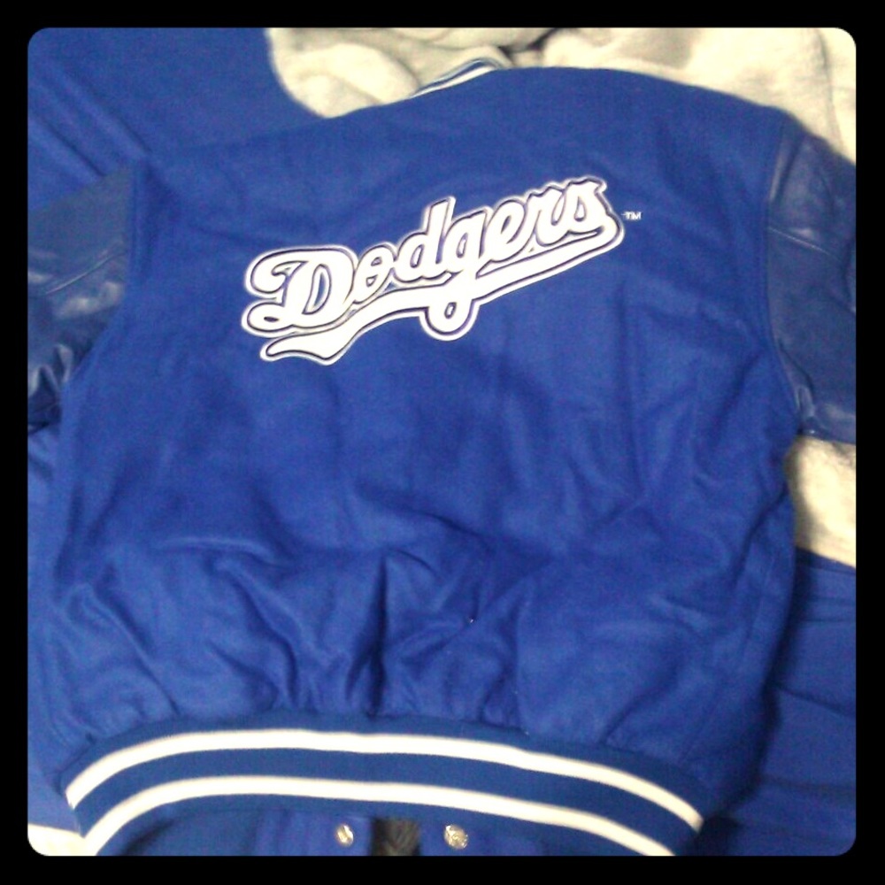 Dodgers letterman jacket (reversible), brand new